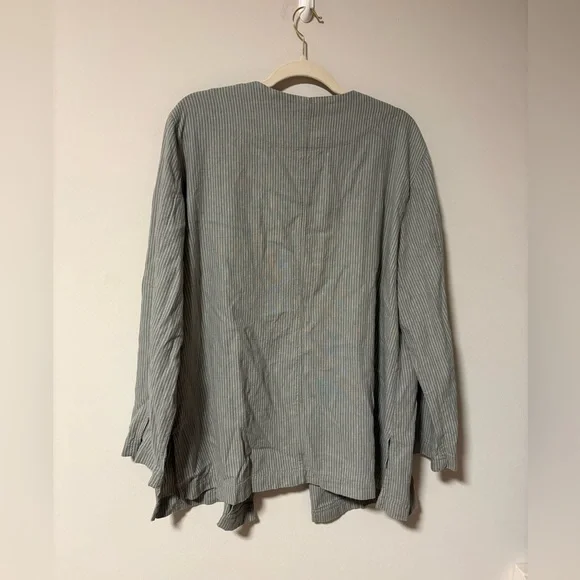 Melrose & Market Olive Green Striped Blazer XL - Picture 5 of 5